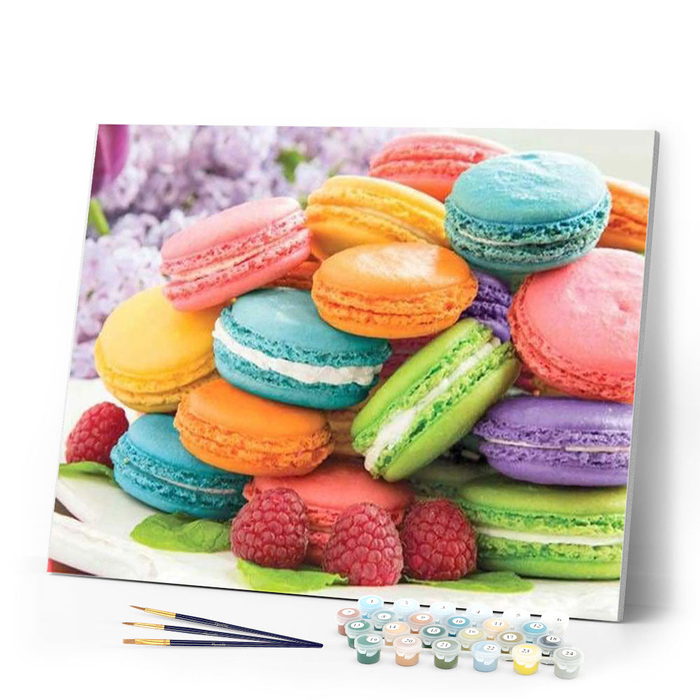 paint by numbers | Macaroons | advanced kitchen | FiguredArt