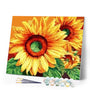 paint by numbers | Large Sunflowers | easy flowers | FiguredArt