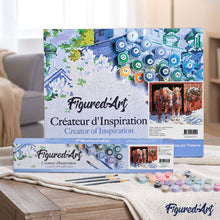 Load image into Gallery viewer, paint by numbers | Horses in Winter | animals horses intermediate | FiguredArt