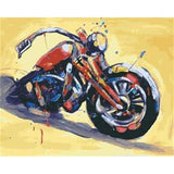 paint by numbers | Motorcycle | cars and motos intermediate | FiguredArt