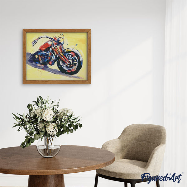 paint by numbers | Motorcycle | cars and motos intermediate | FiguredArt