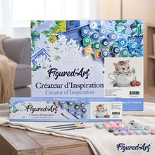 Load image into Gallery viewer, paint by numbers | Cherry Cat | animals beginners cats easy kitchen | FiguredArt