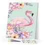 paint by numbers | Pink Flamingo | animals birds easy flamingos | FiguredArt