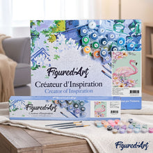 Load image into Gallery viewer, paint by numbers | Pink Flamingo | animals birds easy flamingos | FiguredArt
