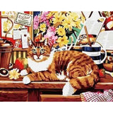 paint by numbers | City Cat | animals cats intermediate | FiguredArt
