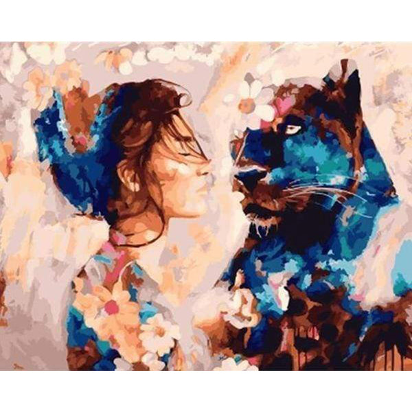 paint by numbers | Panther Sensuality | animals intermediate panthers | FiguredArt
