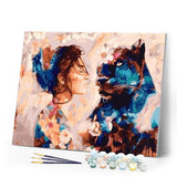 paint by numbers | Panther Sensuality | animals intermediate panthers | FiguredArt