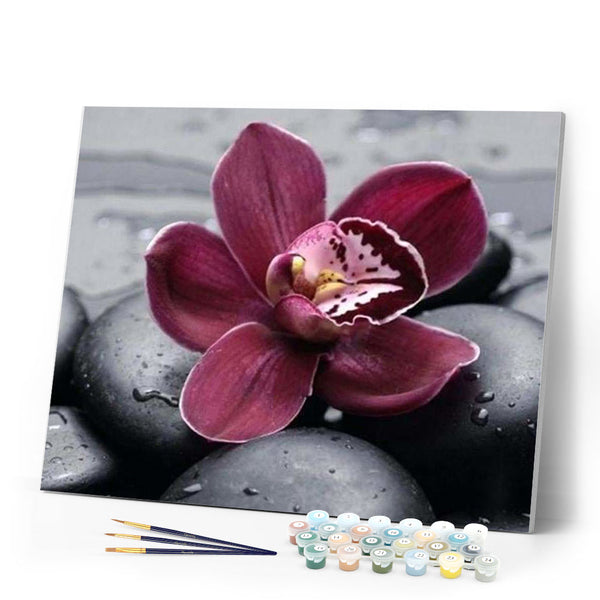 paint by numbers | Stone Flower | flowers intermediate | FiguredArt