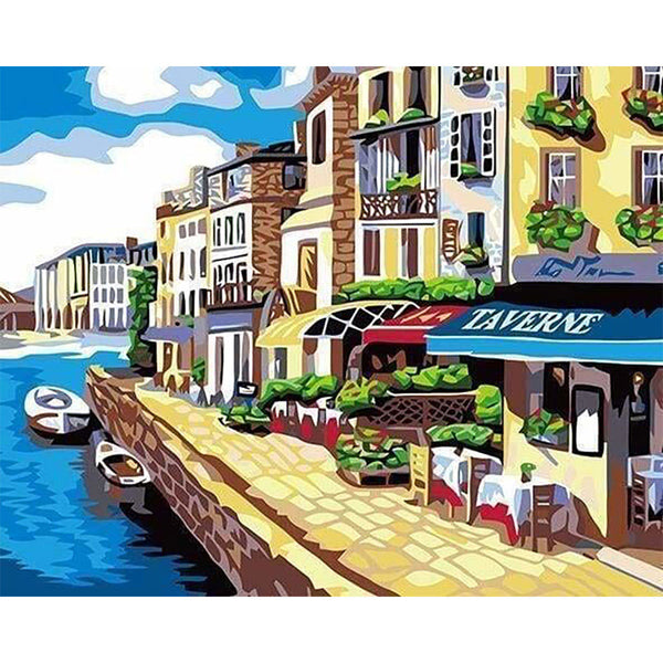 paint by numbers | La Seine in Paris | cities easy | FiguredArt