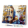 paint by numbers | City in Fall | cities intermediate | FiguredArt