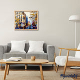 paint by numbers | City in Fall | cities intermediate | FiguredArt