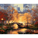 paint by numbers | Twilight Manhattan | advanced landscapes | FiguredArt