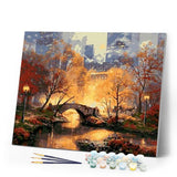 paint by numbers | Twilight Manhattan | advanced landscapes | FiguredArt