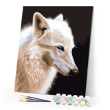 paint by numbers | White Wolf | animals intermediate wolves | FiguredArt