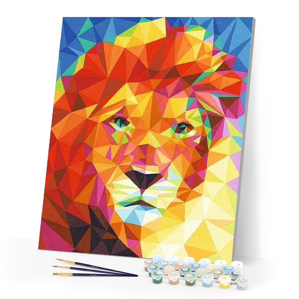 paint by numbers | Grand Lion Art | animals easy lions | FiguredArt