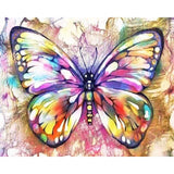 paint by numbers | Colorful Butterfly | advanced animals butterflies | FiguredArt