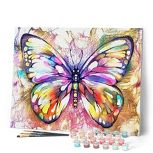Load image into Gallery viewer, paint by numbers | Colorful Butterfly | advanced animals butterflies | FiguredArt