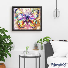 Load image into Gallery viewer, paint by numbers | Colorful Butterfly | advanced animals butterflies | FiguredArt