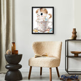 paint by numbers | Cat Teacup | animals beginners cats easy kids | FiguredArt