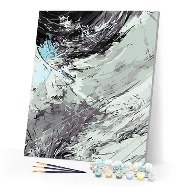 paint by numbers | Abstract Black And White | abstract intermediate | FiguredArt