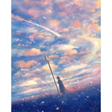 paint by numbers | Pink Sky | advanced landscapes | FiguredArt