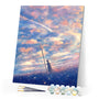 paint by numbers | Pink Sky | advanced landscapes | FiguredArt