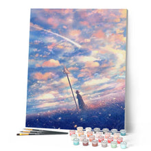 Load image into Gallery viewer, paint by numbers | Pink Sky | advanced landscapes | FiguredArt