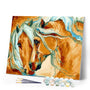 paint by numbers | Horses | animals horses intermediate | FiguredArt