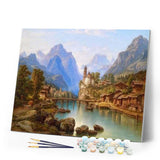 paint by numbers | Magic Town | advanced landscapes | FiguredArt