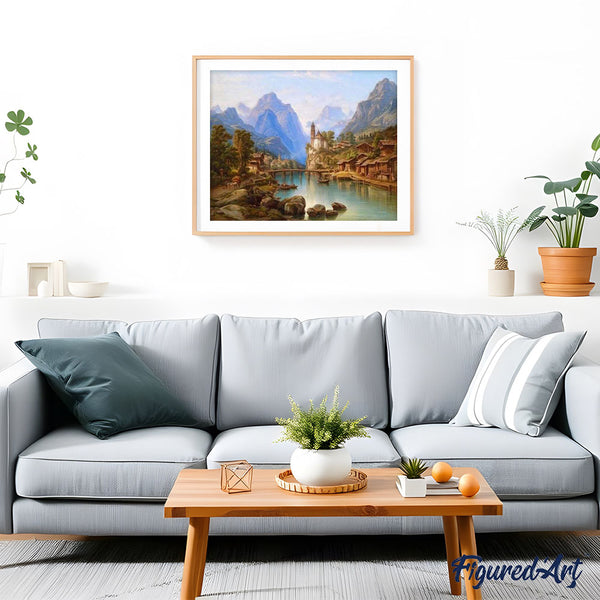 paint by numbers | Magic Town | advanced landscapes | FiguredArt