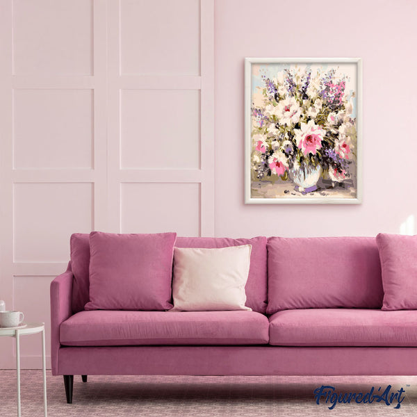 paint by numbers | Lavender In Full Bloom | advanced flowers | FiguredArt