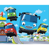 paint by numbers | Colorful buses | easy kids movies | FiguredArt