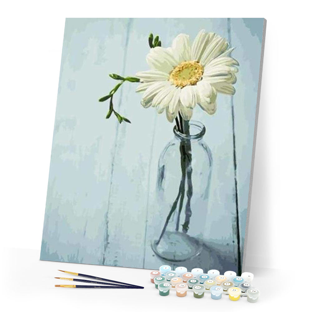 paint by numbers | One little Flower | flowers intermediate | FiguredArt