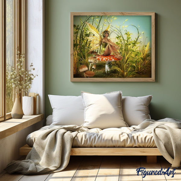paint by numbers | Fairy Mushrooms | advanced kids | FiguredArt