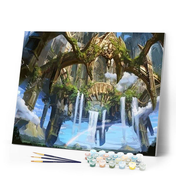 paint by numbers | Wonderland Rainbow | advanced landscapes | FiguredArt
