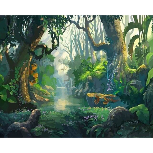 paint by numbers | Forest | intermediate landscapes | FiguredArt