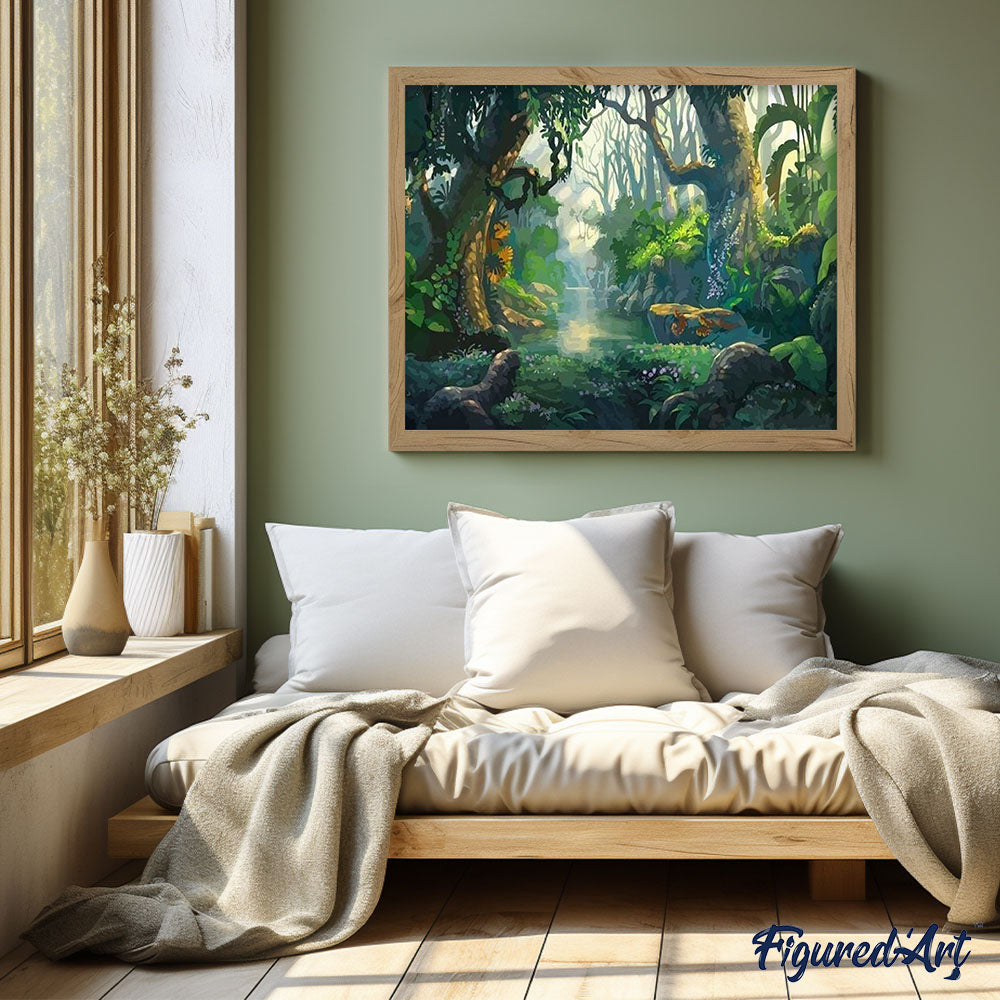 paint by numbers | Forest | intermediate landscapes | FiguredArt