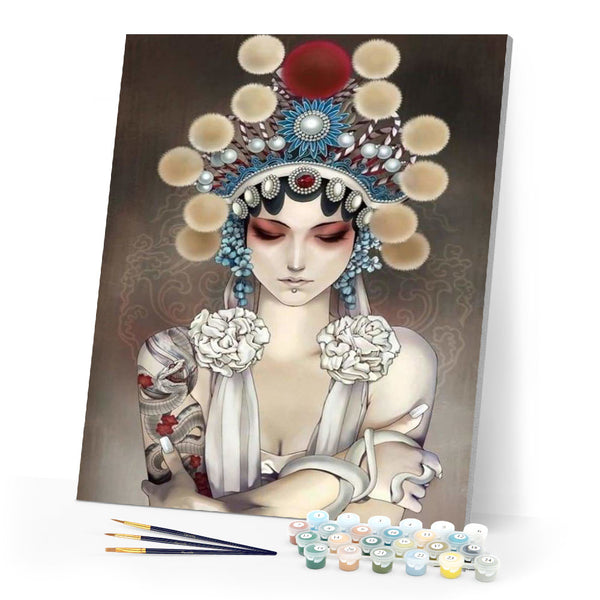 paint by numbers | Theatrical beauty | easy world | FiguredArt