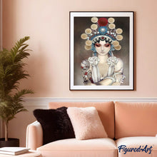Load image into Gallery viewer, paint by numbers | Theatrical beauty | easy world | FiguredArt