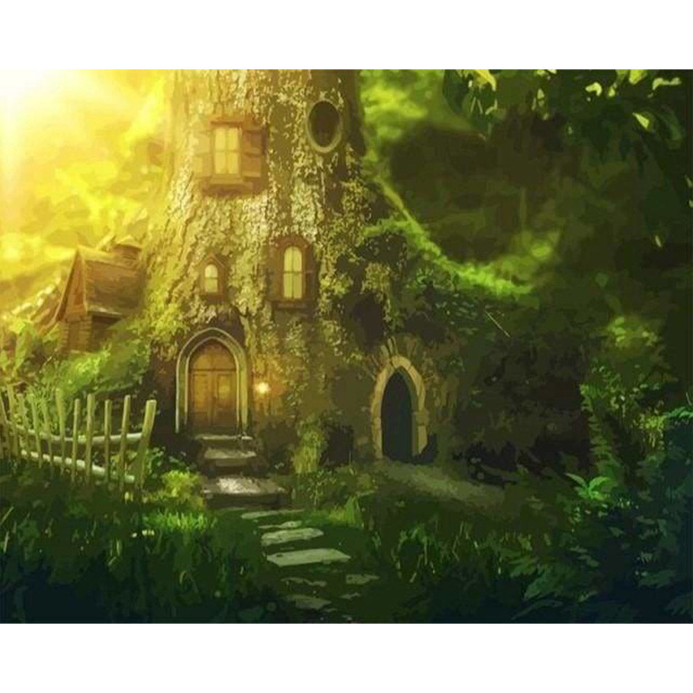 paint by numbers | Sunlight Forest | advanced trees | FiguredArt