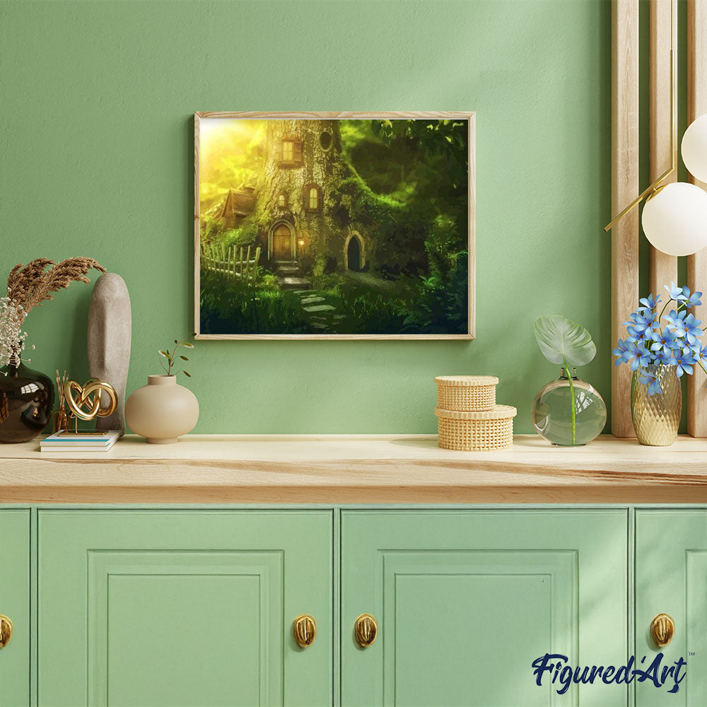 paint by numbers | Sunlight Forest | advanced trees | FiguredArt