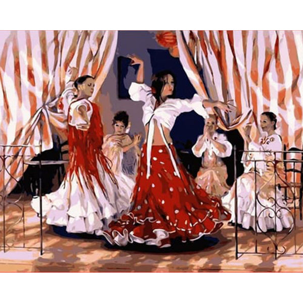 paint by numbers | The Queen of Dancers | dance intermediate | FiguredArt