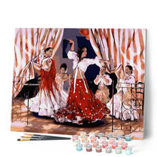 Load image into Gallery viewer, paint by numbers | The Queen of Dancers | dance intermediate | FiguredArt