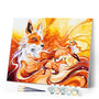 paint by numbers | Three Foxes | animals foxes intermediate | FiguredArt