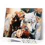 paint by numbers | Wolf Sensuality | animals intermediate wolves | FiguredArt