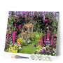 Paint by numbers | Colorful flowery garden | advanced flowers new arrivals landscapes | Figured'Art