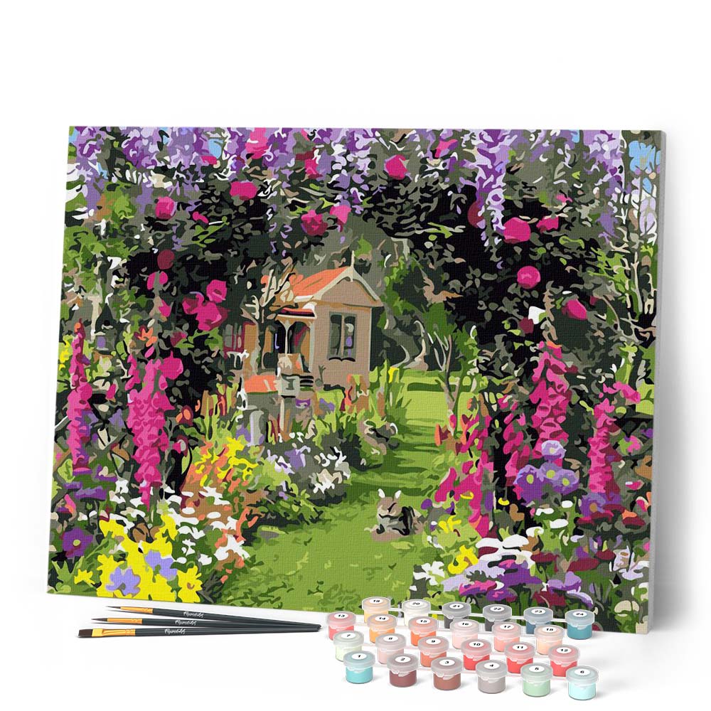 Colorful flowery garden – Figured'Art