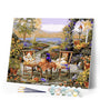 Paint by Numbers - Dining by the lake