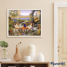 Load image into Gallery viewer, Dining by the lake