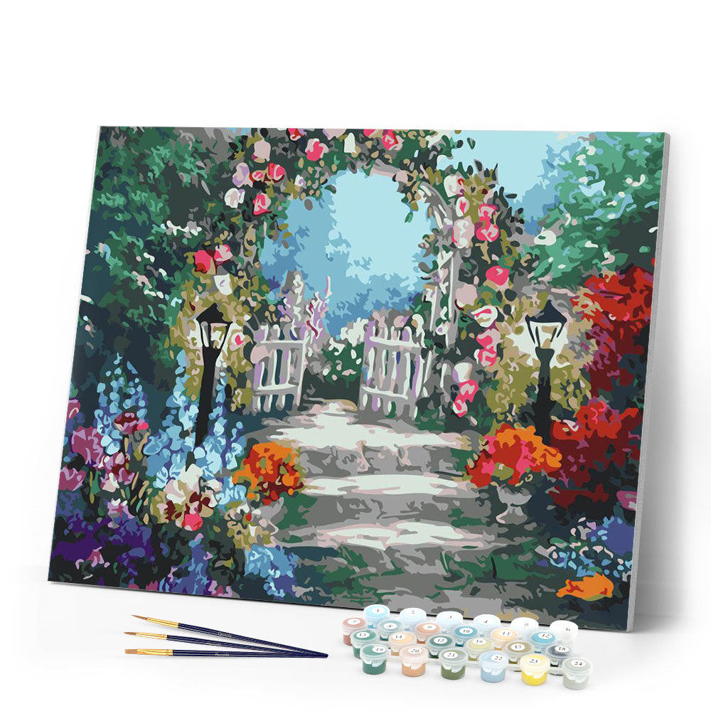 Alley of a flowery garden – Figured'Art Alley of a flowery garden – Figured'Art